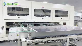 ChinTiyan Solar Making Machine & Equipment: Automatic Busbar Welding/ Bussing Machine