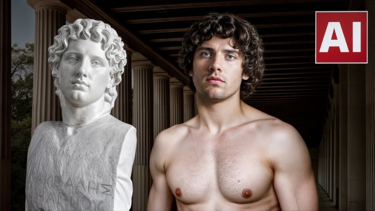 The most attractive men of the ancient world are brought to life with the help of AI