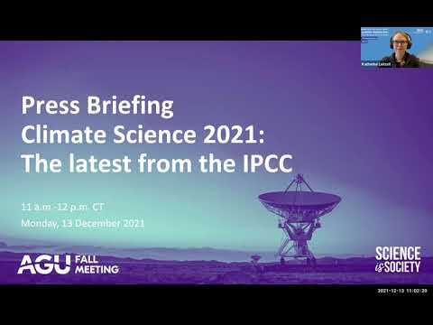 #AGU21 Press Briefing: