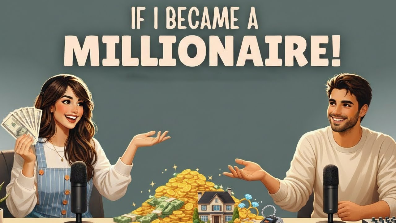 Easy Conversation in Daily Life | If I Woke Up as a Millionaire | English Podcast