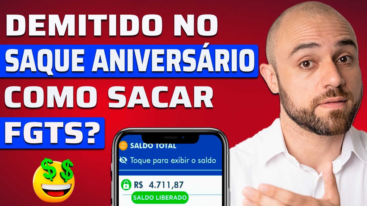 😰Fui DEMITIDO no SAQUE ANIVERSÁRIO, Como Sacar o FGTS? - YouTube