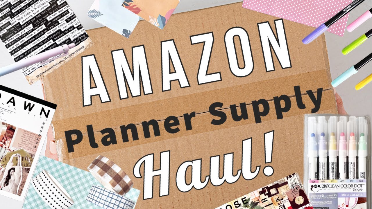 Amazon Planner Supply Haul! HONEST Review of Pens, Paper, Stickers