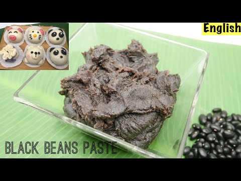 Black bean paste Recipe | Black bean paste filling | Black Bean Filling | Steamed Bun Filling