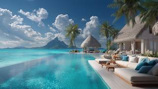 Bright Island Morning โ๏ธ Luxury Tropical Ocean Lounge & Chill ๐ดใ4K UHDใ