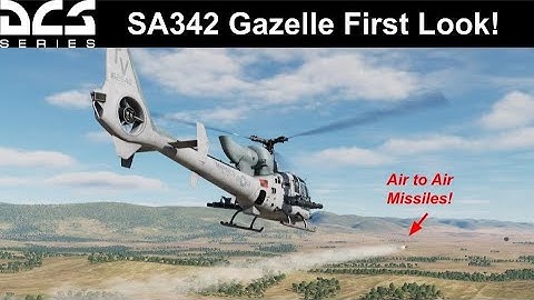SA342 Gazelle First Look | Real Air To Air Missiles on a Helicopter! | DCS World