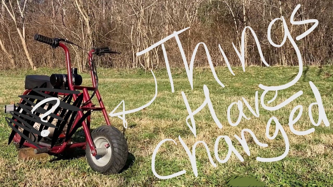RedRiddlers Heart Transplant, GX200 + CVT Swap on my TINY Minibike. 