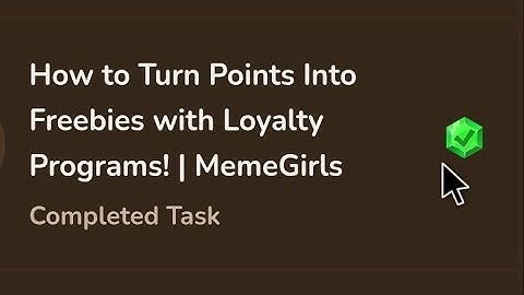How to Turn Points Into Freebies with Loyalty Programs! | MemeGirls code