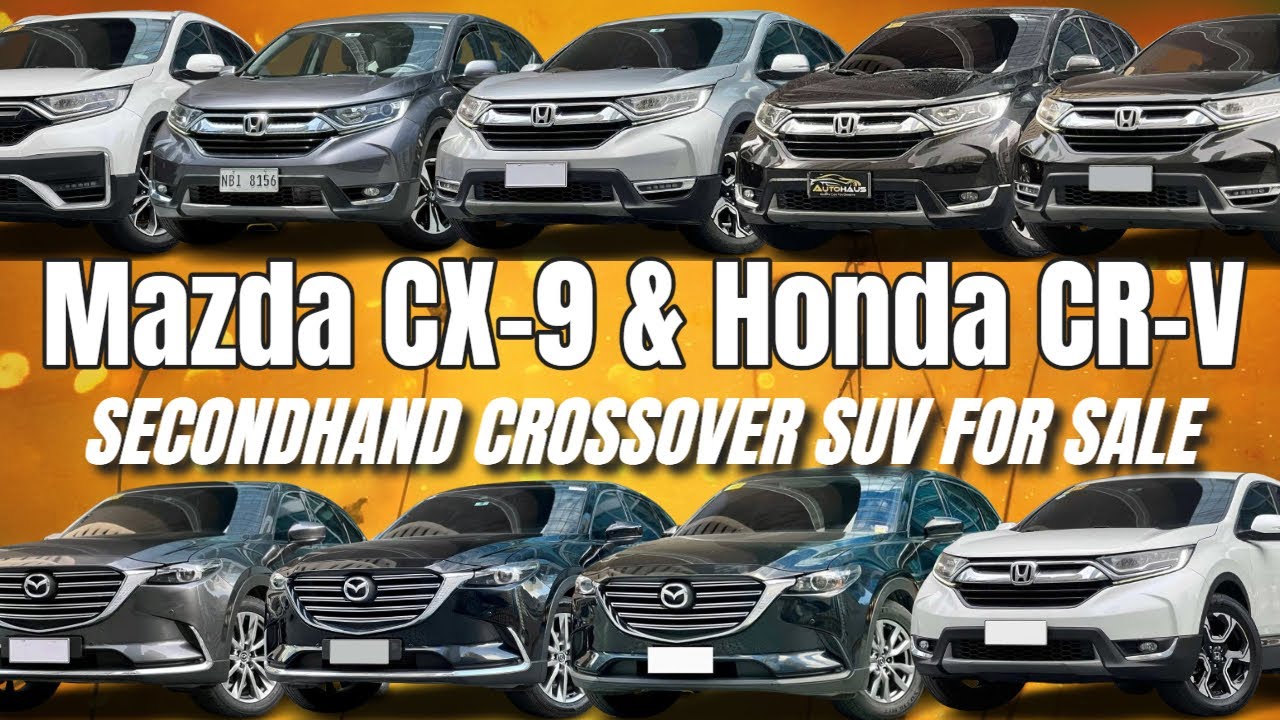 Second Hand Quality Crossover SUV in Marketplace | Mazda CX-9 & Honda CR-V For Sale Deals!