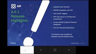 Binalyze AIR Release 2.0.1 Feature Highlights