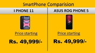 IPHONE 11 vs ASUS ROGPHONE 5 | Smartphone comparison | In Touch |
