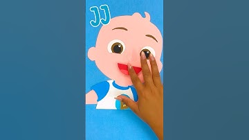 Easy CoComelon Crafts! DIY Baby JJ 1-2-3! #shorts #cocomelon