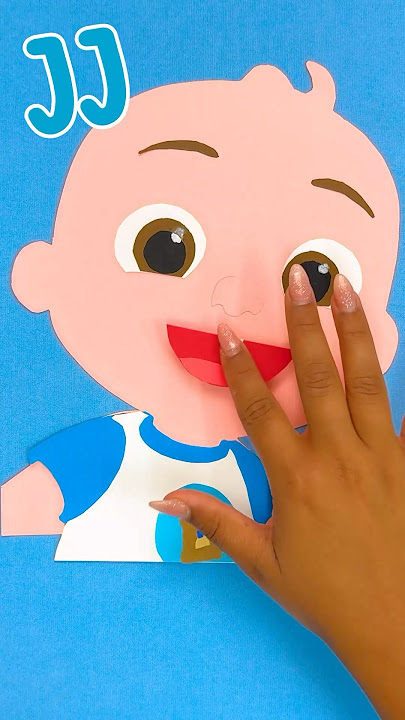 Easy CoComelon Crafts! DIY Baby JJ 1-2-3! #shorts #cocomelon