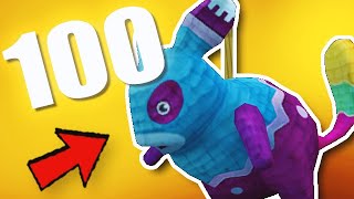 Throwing 100 Summer Pinatas | GREAT LOOT !! 1M+ XP