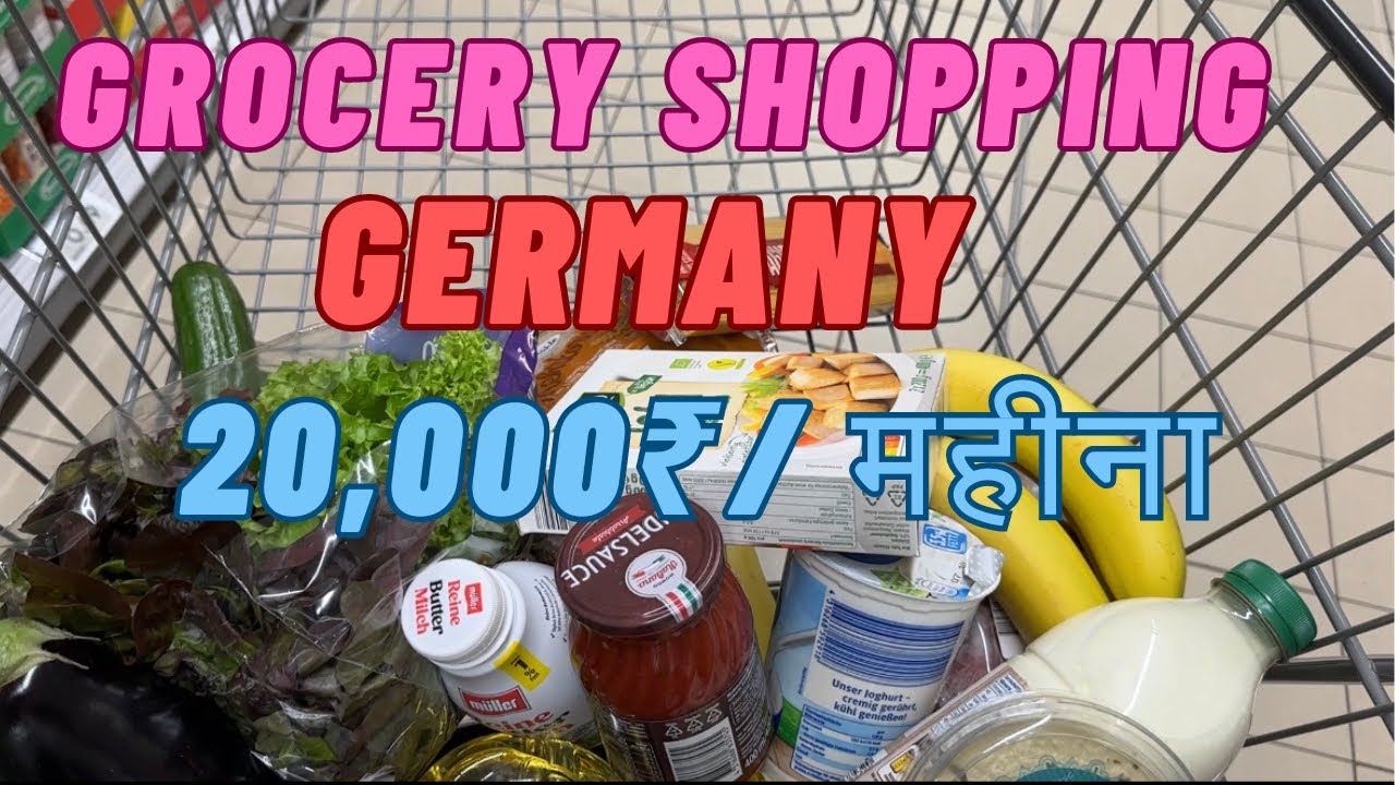 Grocery shopping in germany 🇩🇪