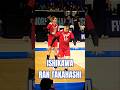 Ishikawa Ran Takahashi Japan Men Volleyball Team Secret Warm Up Drill during World Championship