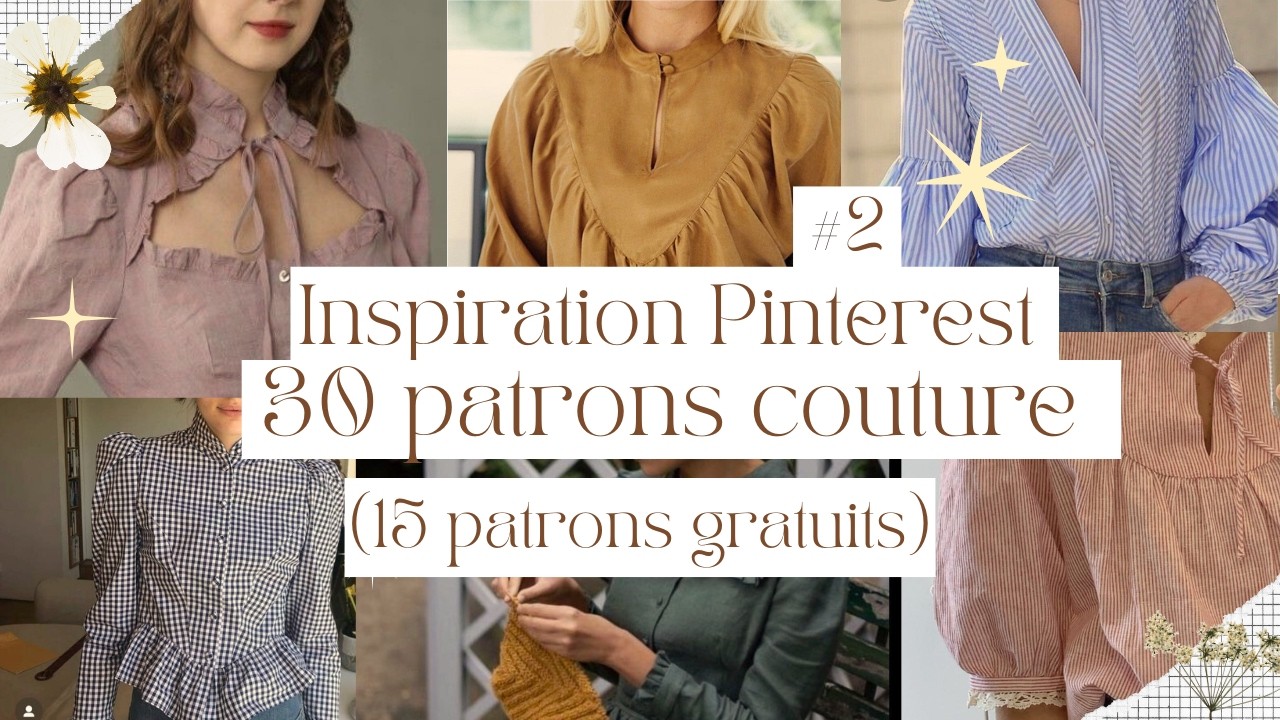 #2 - Quels patrons couture pour ces inspirations Pinterest (+15 patrons gratuits)