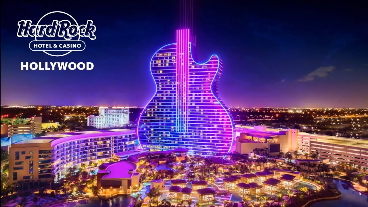 The Guitar Hard Rock Casino & Hotel, Hollywood, Miami. - YouTube