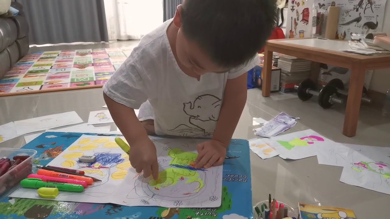 Doraemon coloring - YouTube