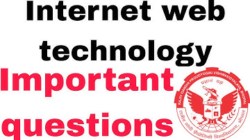 Internet web technology important questions IWT important questions