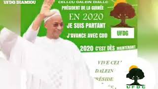 UFDG DiAMlOU esl prël pour 2020 avec cello dalein diallo comme president de la guinee