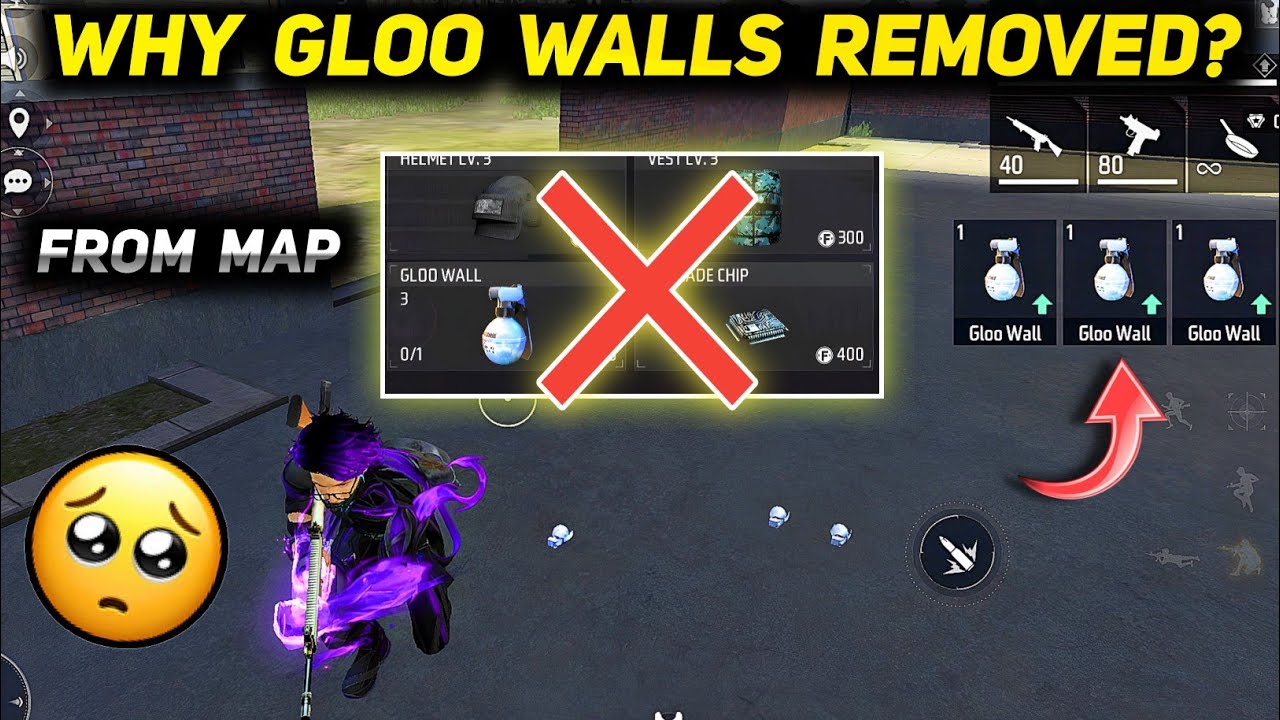 Why Gloo Wall Removed From Map? | Free Fire After Update Gloo Wall Removed.
