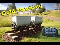 Gold panning Leadhills estate - Scotland.