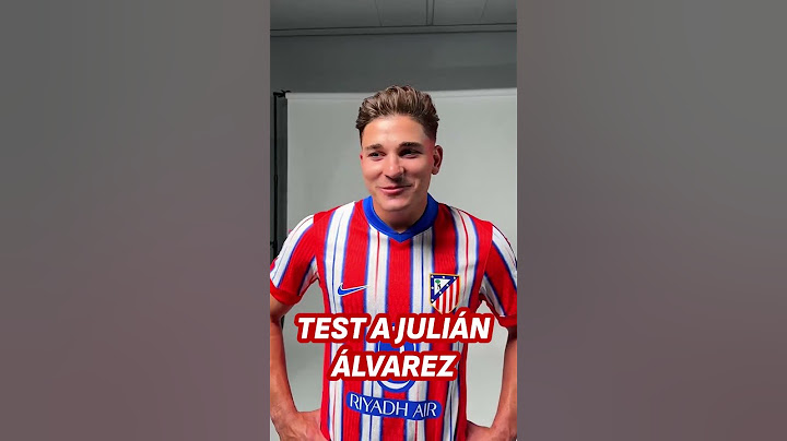 El TEST MÁS PERSONAL de JULIÁN ÁLVAREZ con el ATLÉTICO DE MADRID