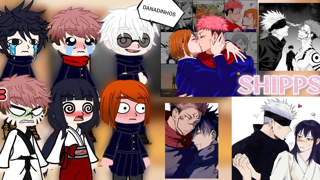Jujutsu Kaisen react SHIPPS DE JUJUTSU KAISEN 😂❤️Gojo X Utahime, ITADORI X Nobara ...etc