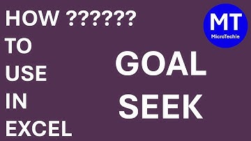 How To Use Goal Seek Tool In Excel