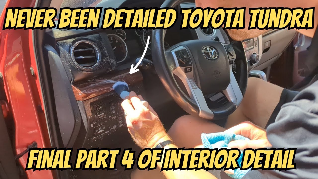 Dirty Toyota Tundra Truck Interior Detail Final Part 4 Lake Stevens