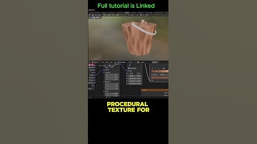 Making a Stylized Bucket in Blender #shorts