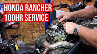 Honda Rancher EFI 100 Hour Service and DTC 23 Diagnosis