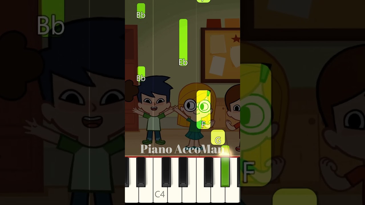 🎹 Hello Song - Super Simple Songs Piano Tutorial Short