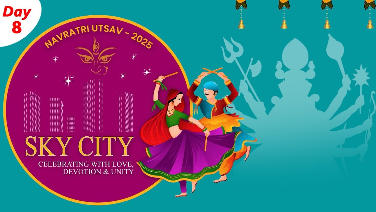 Sky city Navratri 2025- Day 8