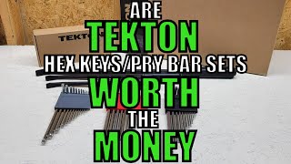 Famous Unboxing Tekton Tools Hex Keys & Pry Bar Sets | Are They Worth The money? Part 4 | 4K Profile