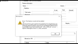 HOW TO FIX "THIS FEATURE COULD NOT BE ADDED" OR "GIVEN LICENSE IS ALREADY ADDED" ERROR IN ASPEN
