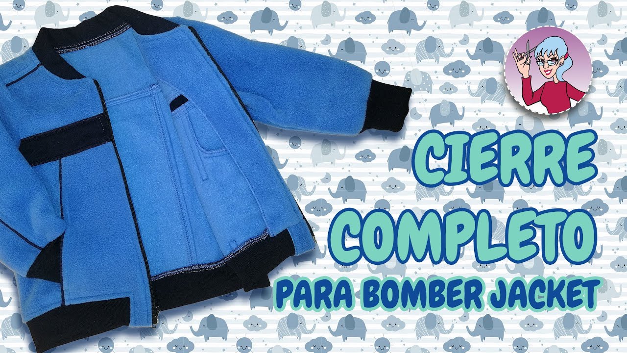 #DIY #Cierre Completo para #Bomber Jacket