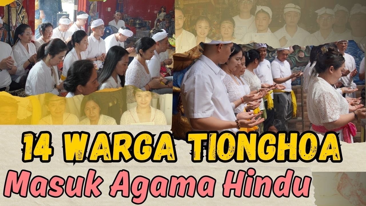 14 Warga Tionghoa Masuk Hindu | Jakarta Pusat