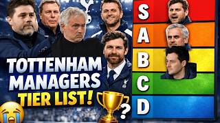 Who Tottenham's greatest ever manager? | Tottenham Manager Tier List 
