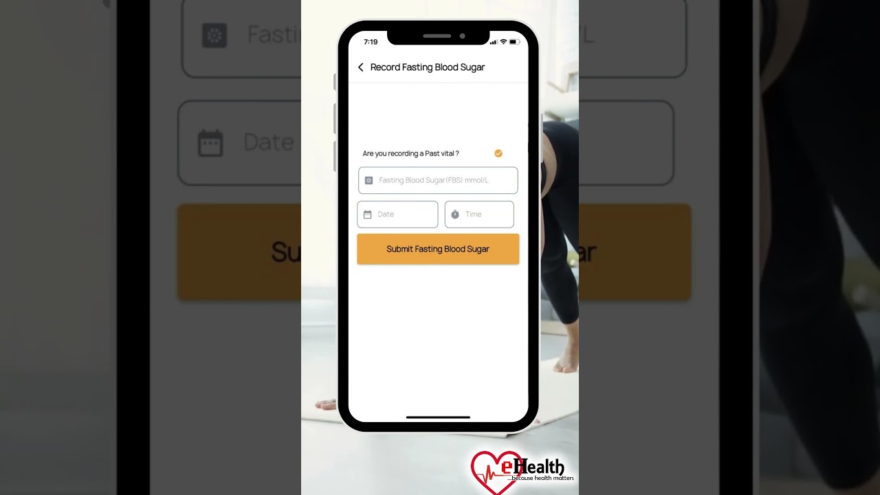 Managing Your Health: Recording Fasting Blood Sugar with MyHealth App