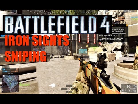 Battlefield 4 Iron Sights Sniping M40a5 Cs Lr4 Best Aggressive Sniper Rifle Bf4 Youtube