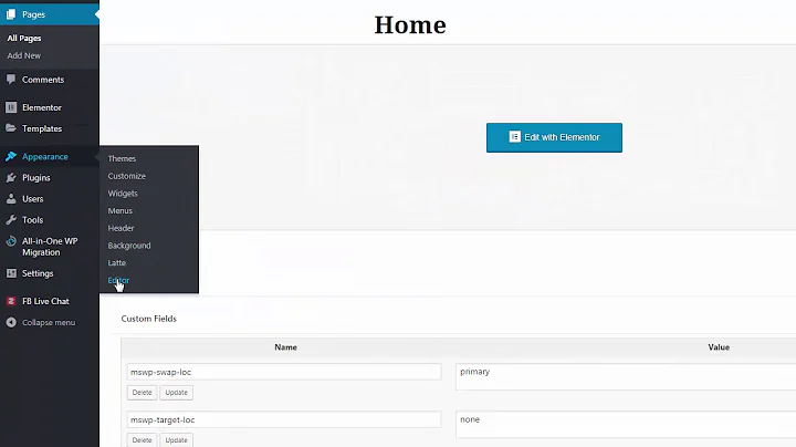 Fixed, The Content Area Was Not Found in Your Page | Elementor page builder WordPress plugin