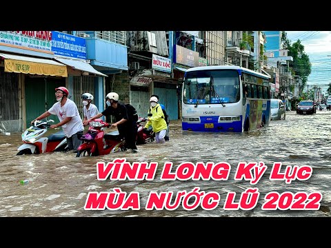 Video Vĩnh Long 2022 Mùa Nước Lũ Kỷ Lục Tại Các Tuyến Đường... - youtube