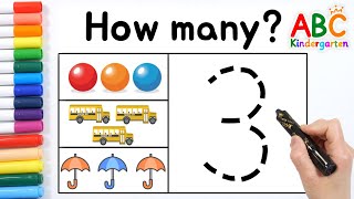 Matutong Magbilang hanggang 10 kasama ang guro | Pagbibilang ng parehong mga bagay sa silid-aralan screenshot 4