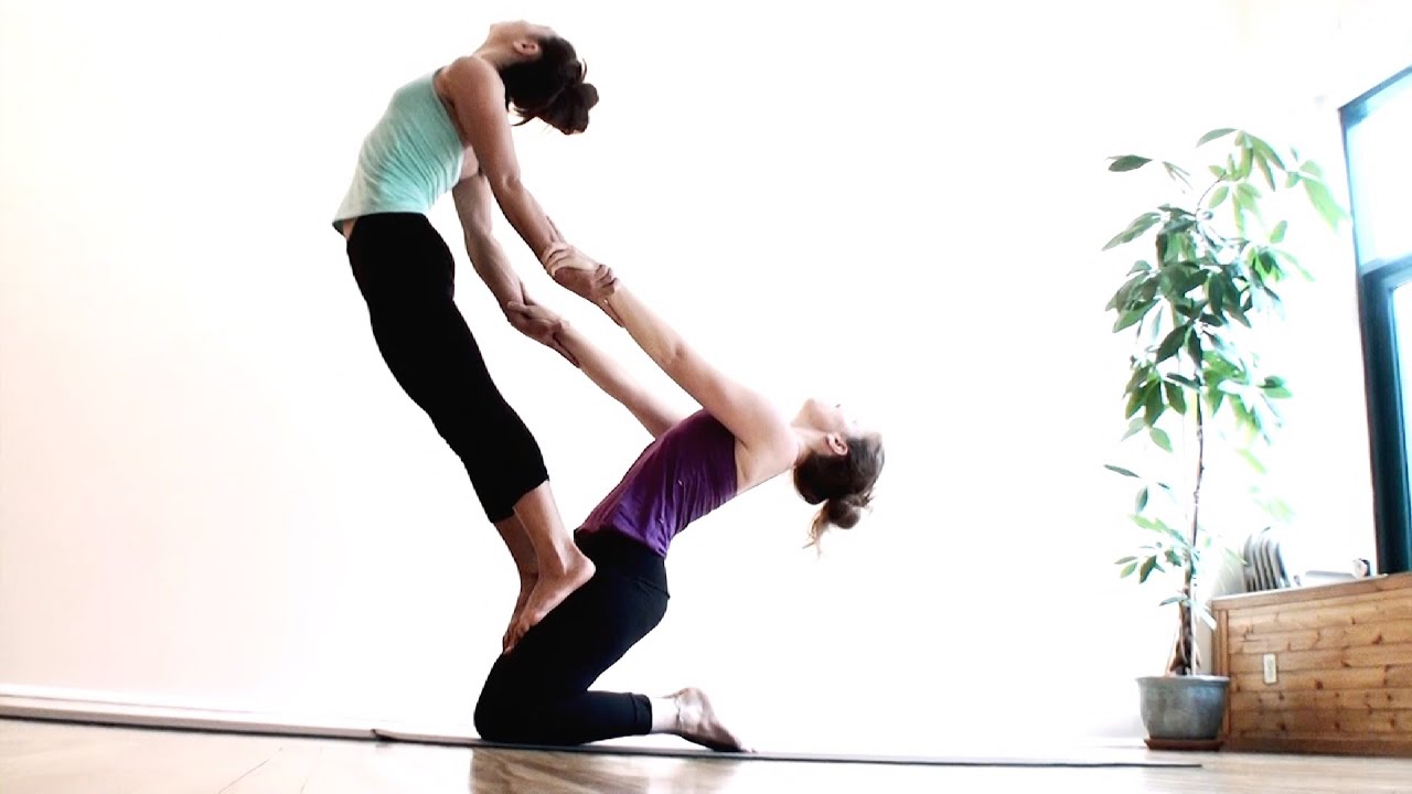 AcroYoga: Vignette#4,  Jill and Heidi , AcroYoga Montreal