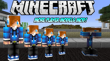 Minecraft | MORE PLAYER MODELS (Modify Your Skin In A Ton of Ways!) | Mod Showcase
