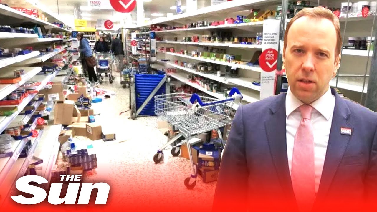 Matt Hancock vows action if shoppers continue to panic-buy amid coronavirus outbreak