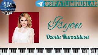Ozoda - Isyon (karaoke minus) Eng sifatli Minuslar @ZakazMinuslar