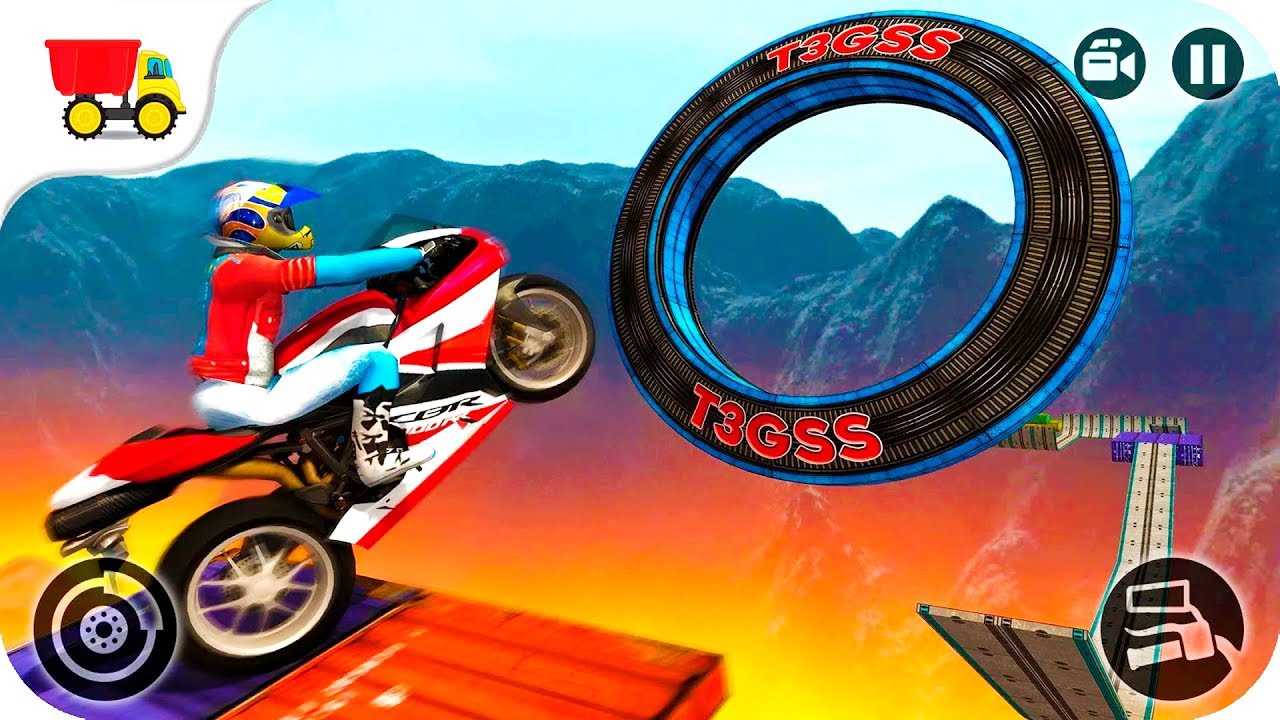 Bike Racing Games - Impossible Motor Bike Tracks - Gameplay Android free games