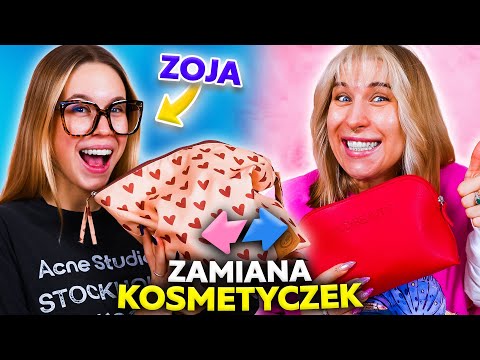 ♦ ZOJA SIĘ MALUJE ROBAKAMI! 😱 ZAMIANA KOSMETYCZEK: Zoja Skubis i Agnieszka Grzelak Beauty